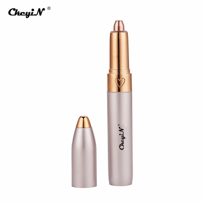 CkeyiN Wenkbrauwpotlood Trimmer Make Pijnloos Eye Brow Epilator Mini Scheerapparaat Scheerapparaten Draagbare Facial Hair Remover Vrouwen depilator: Default Title