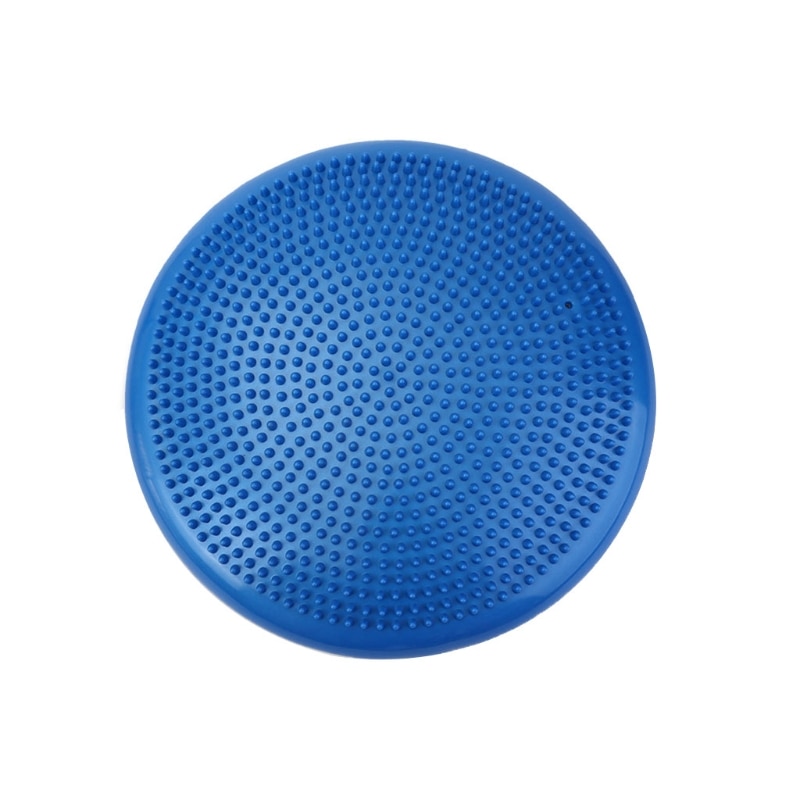 Yoga Wobble Cushion Multipurpose Inflatable Mat Sitting Posture and Attention Improvement Undulating Seat Pain Relieve