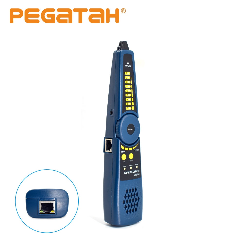 LAN Network Cable Tester RJ45 Detector Line Finder Telephone Wire Tracker Tracer for CCTV Tester 9618 Camera Monitor