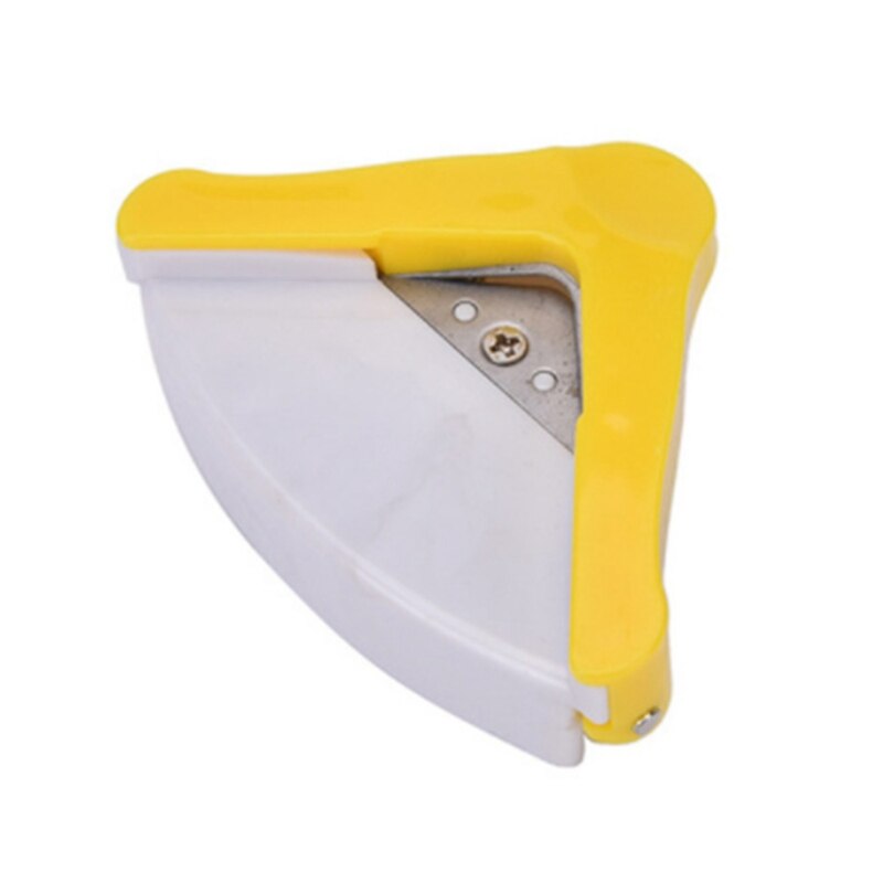 Round Corner Tool Handmade Rubber Stamp Card Paper Postcard DIY Corner Cutting Tool R5 Chamfering Tool: Yellow