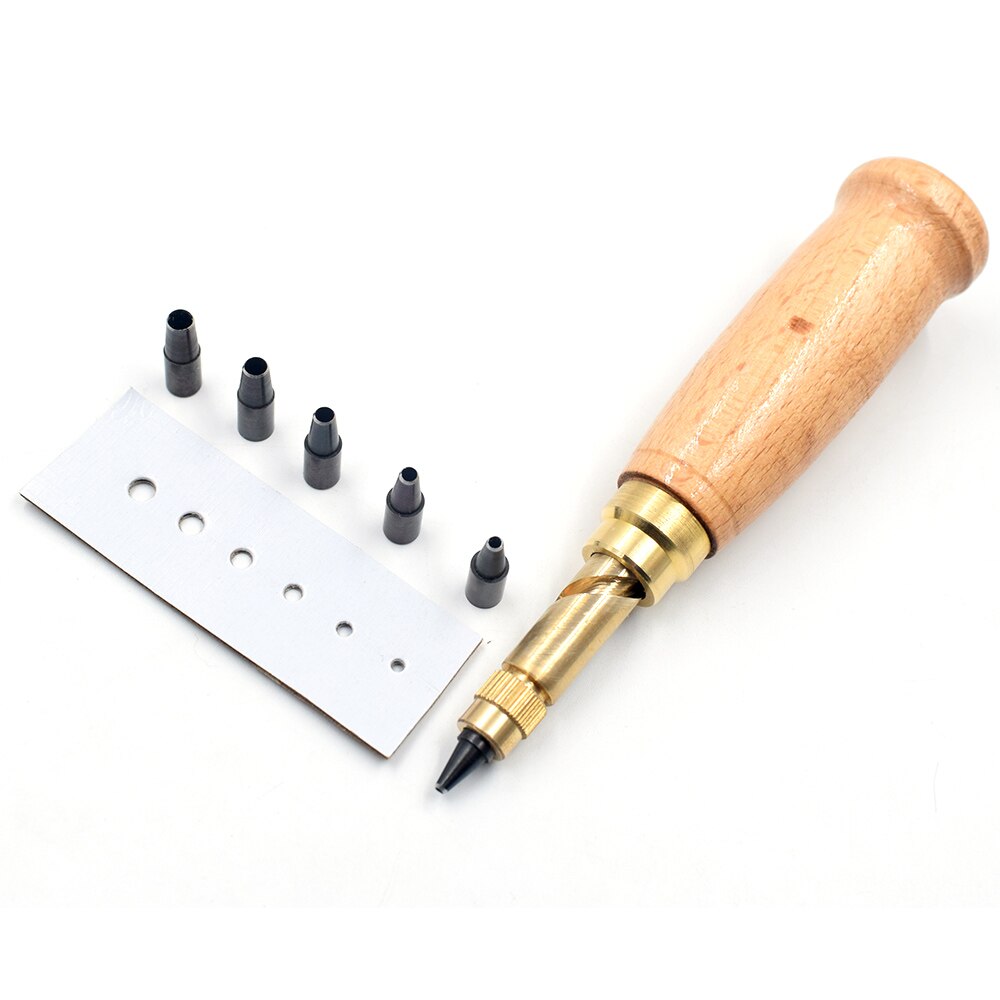 Kit de perceuse à vis, perforateur, reliure, oeillet, trou de ceinture de 1.5mm à 4mm pour couture/papier/cuir, outils de forage pour fabricant artisanal de bricolage