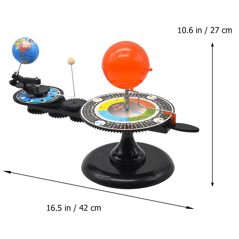 1 Pc Model of Sun-Moon-Earth Geography Educational Apparatus With Battery