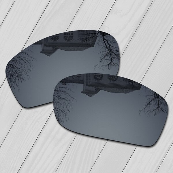 E.o.s Gepolariseerde Verbeterde Vervanging Lenzen Voor Oakley Fives Squared Zonnebril-Meerdere Keuze: Black IRCoat