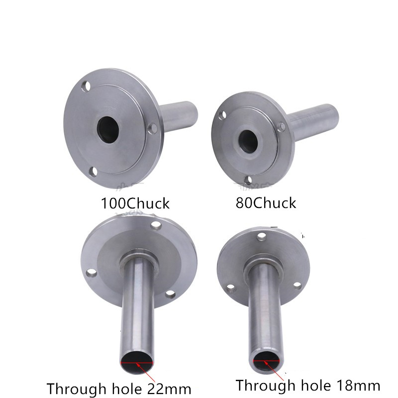 Draaibank Flens Spindel K11, K12, k72 Zelfgemaakte Draaibank 80 Chuck 100 Chuck 18Mm-22Mm Door Gat As Core Gehard Hard
