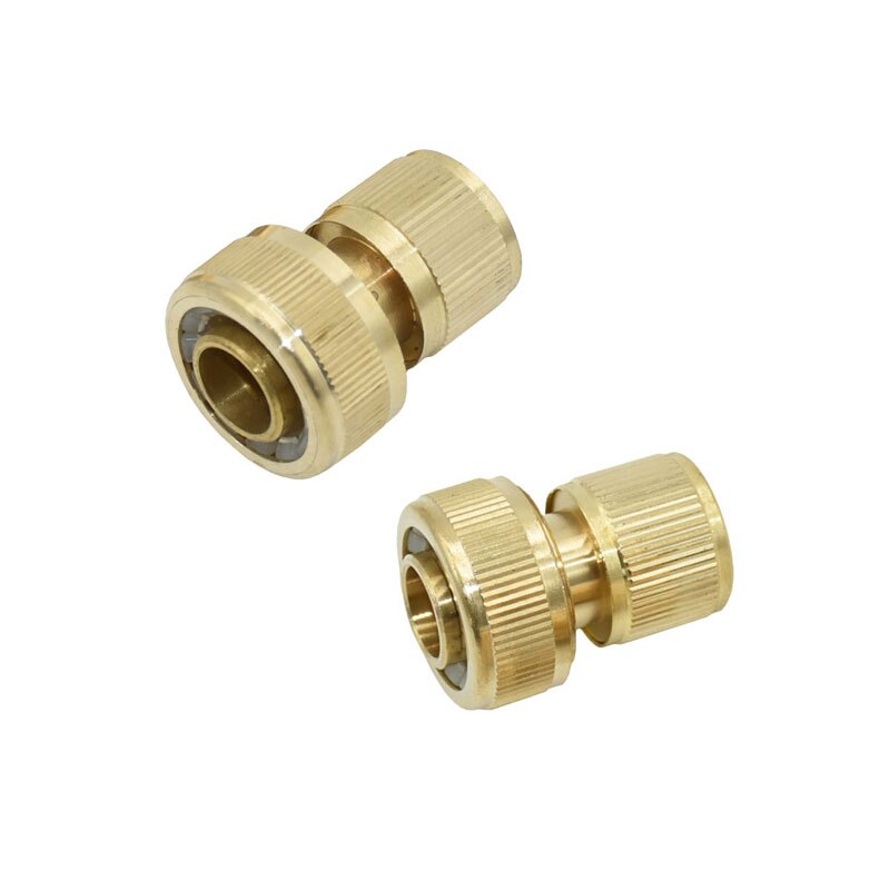 3/4 " slang snabbkoppling mässing vattenstopp koppling trädgård kran trädgård bevattning 20mm slang koppling ren koppar adapter 1 st