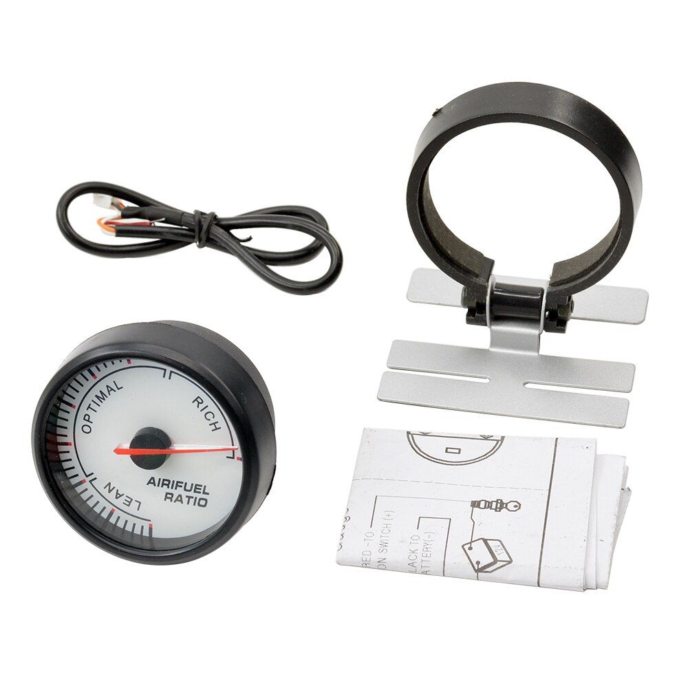 Dragon-Sensor de oxígeno de banda estrecha para coche, instrumento medidor de relación de combustible y aire, 60MM, modificación de carreras,