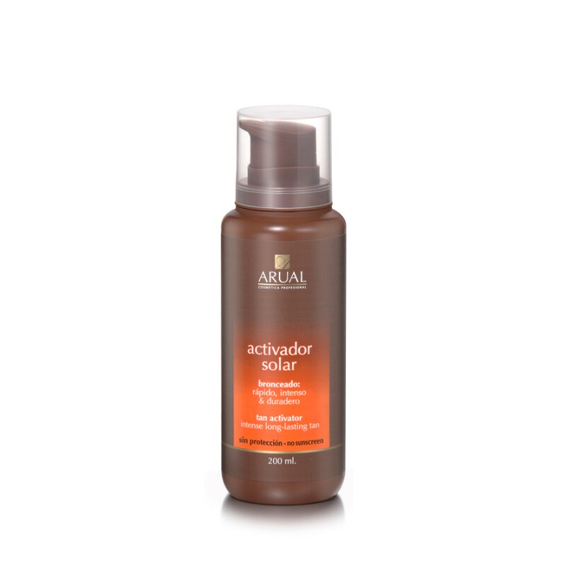 Arual Activador Solar 200ml. Bronceado,intenso, duradero. Sin proteccion.