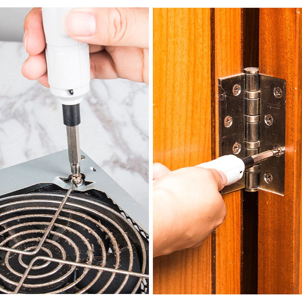 Cordless USB Rechargeable Electric Screwdriver Mini Power Tool Multifunction Screw Driver for Repairing Clock Electronic Device