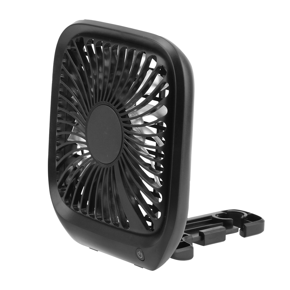 YOSOLO Foldable Silent Fan Adjustable 3 Speeds Car Seat Back Hook Fan Car Interior Accessories USB Desk Fan