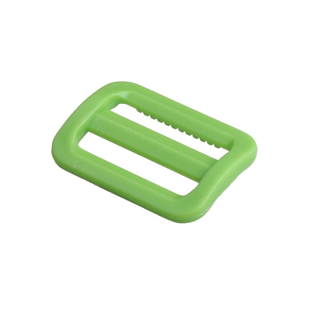 Meetee-50pcs-boucles de bague réglables pour le sac à dos, en plastique incurvé Tri-glisse, sangles pour l'extérieur, collier de chien, sangle de 25mm: green