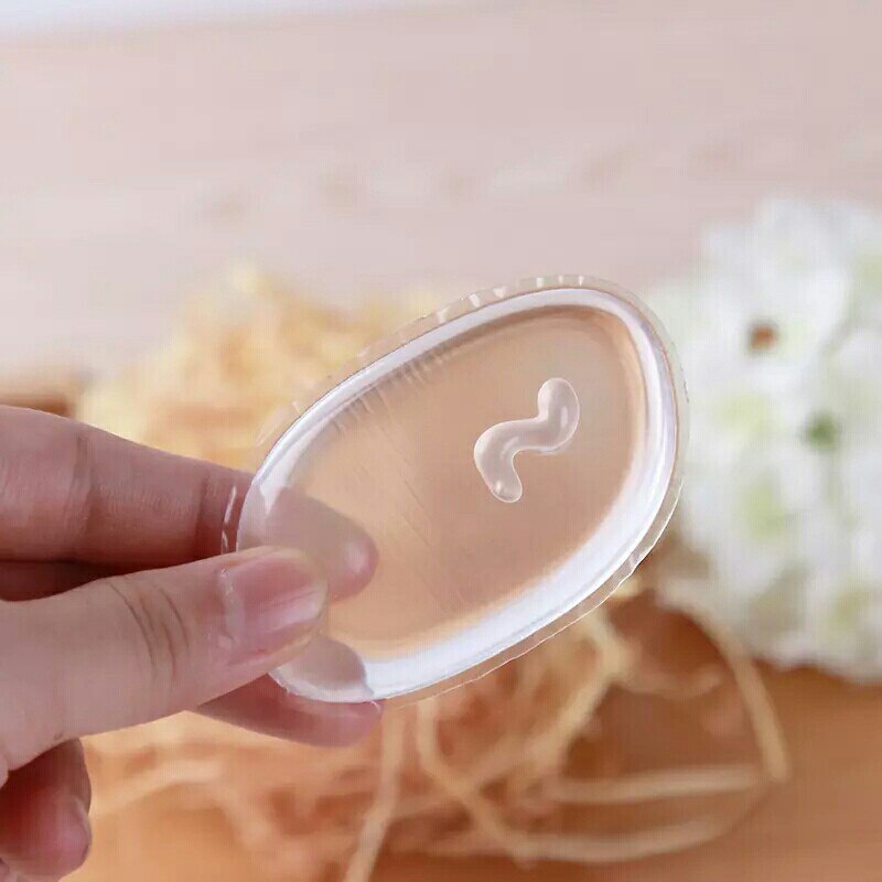 1pcs Microfiber Clean Sponge Pads Facial Makeup Remover Puff Face Cleansing Towel Reusable Cotton Double Layer Cleaning Wipe: Silicone Sponge