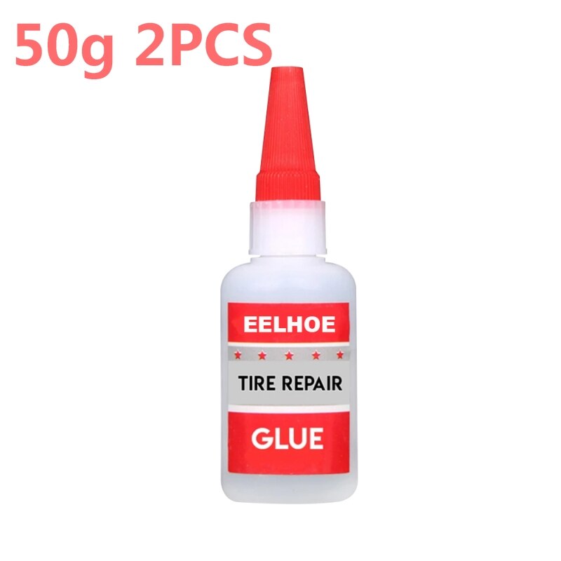 2 st cykeldäck reparation lim däck fix lim gummi tub patch reparation patch lim fix verktyg cykel tillbehör: 50g 2 st
