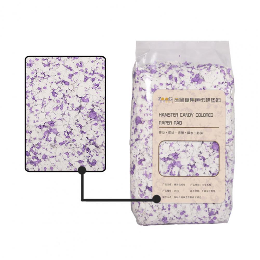 Baumwolle Füllstoff Funktionale Hamster Süssigkeit Farbige Papier Pad Ultraleicht niedrig-staub Papier: Violett