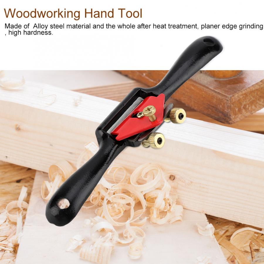 Cepillo de mano ajustable de 9 "/215mm, cepillo de radios, herramienta Manual para carpintería, cepillo de madera, artesanías DIY