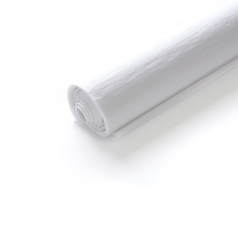 40pcs Tissue Paper 75*52CM Craft Paper Floral Wrapping Scrapbooking Paper Decorative Flower Paper Home Decoration Party: white