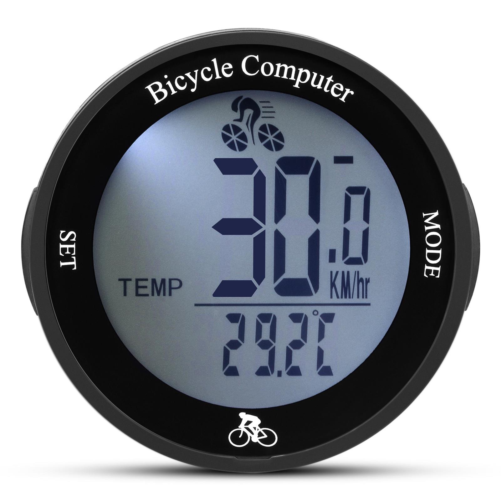 Wireless Bike Computer Waterproof Bicycle Odometer Multi Functional LCD Screen Cycling Speedometer MTB Speedos Meter Accessories