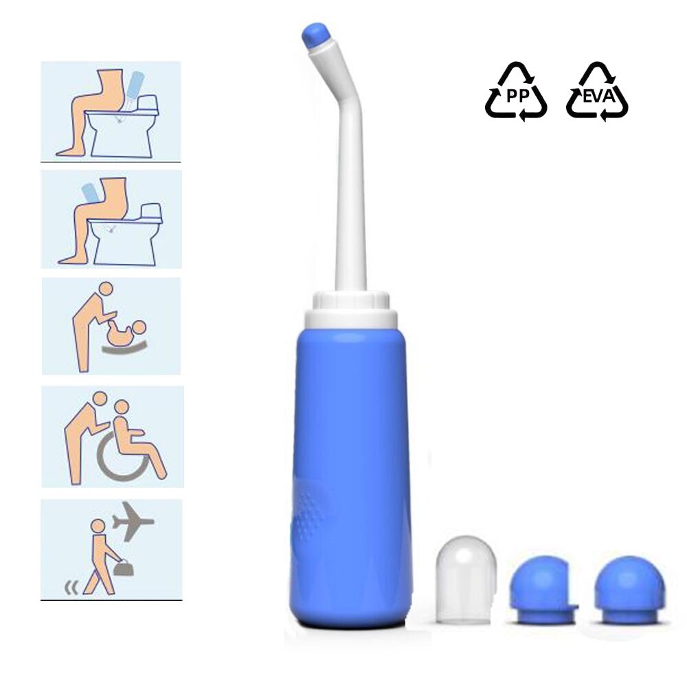 Bidet rociador portátil de mano para casa de embarazada, boquilla larga, preciso, gran capacidad, bidets de viaje para inodoro