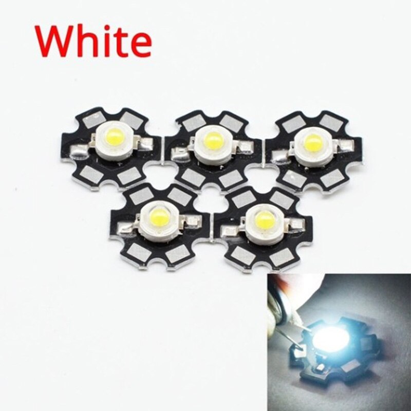 High Power LED Chip CREE 1W 3W LED Light Emitting Diode Warm White + 20mm Aluminum Star Base PCB LED Beads Spot Light Bulb 10pcs: Deep Sapphire