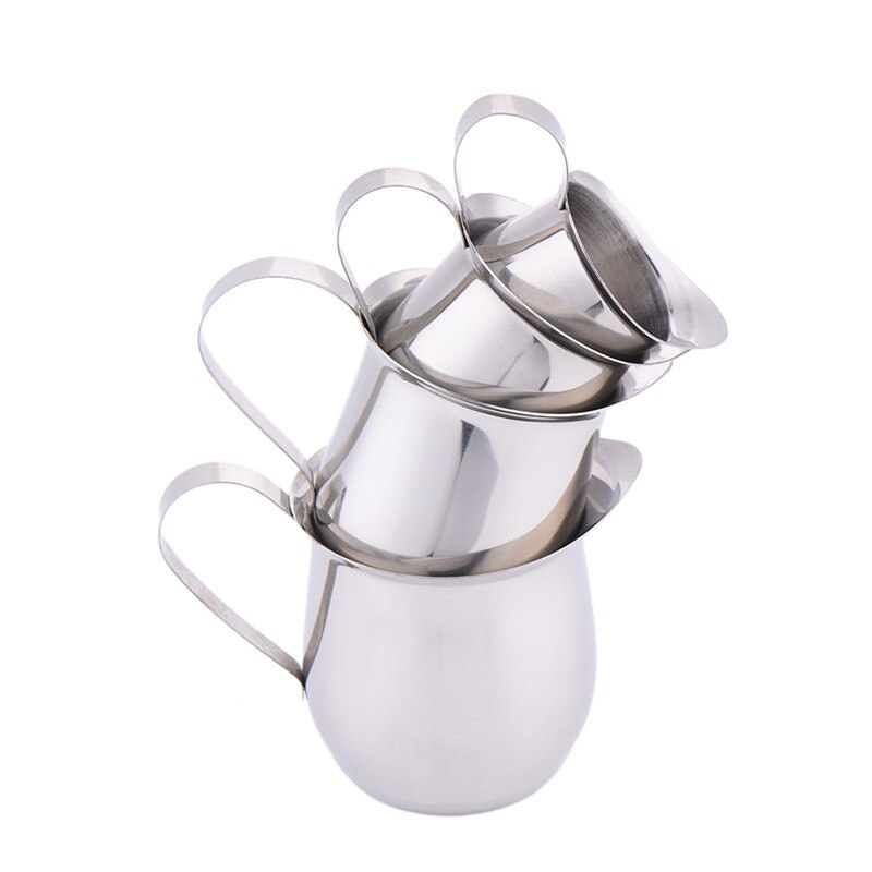 4 Size Koffie & Melk Pot & Saus Sap Jar & Caramel & Gecondenseerde Melk Honing Cup Gadgets Rvs Winkelen