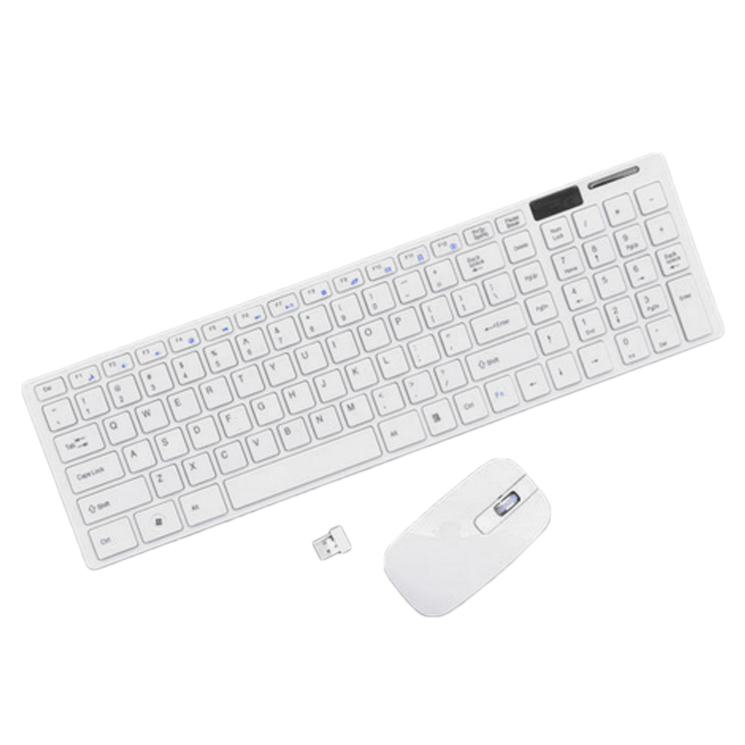 Elisona Wireless Keyboard Mouse Set Key Board Mice Combo for Computer PC Gaming TV 98 Macbook Android Overwatch Accessories