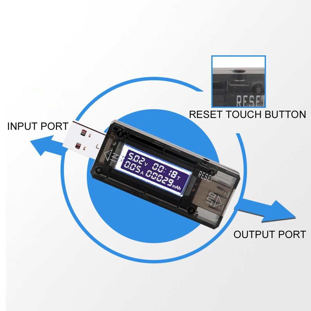 USB Tester DC Energie Meter 3V-9V Digital Voltmeter Voltimetro Volt Meter Energie Bank Wattmeter Spannung Tester arzt Detektor