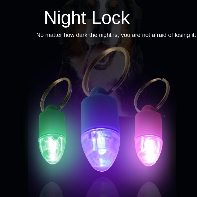 Dog Tag Huisdier Led Licht Hanger Night Flash Dierbenodigdheden Ketting Maatwerk Brilhante Para Caminhada Ao Ar Livre
