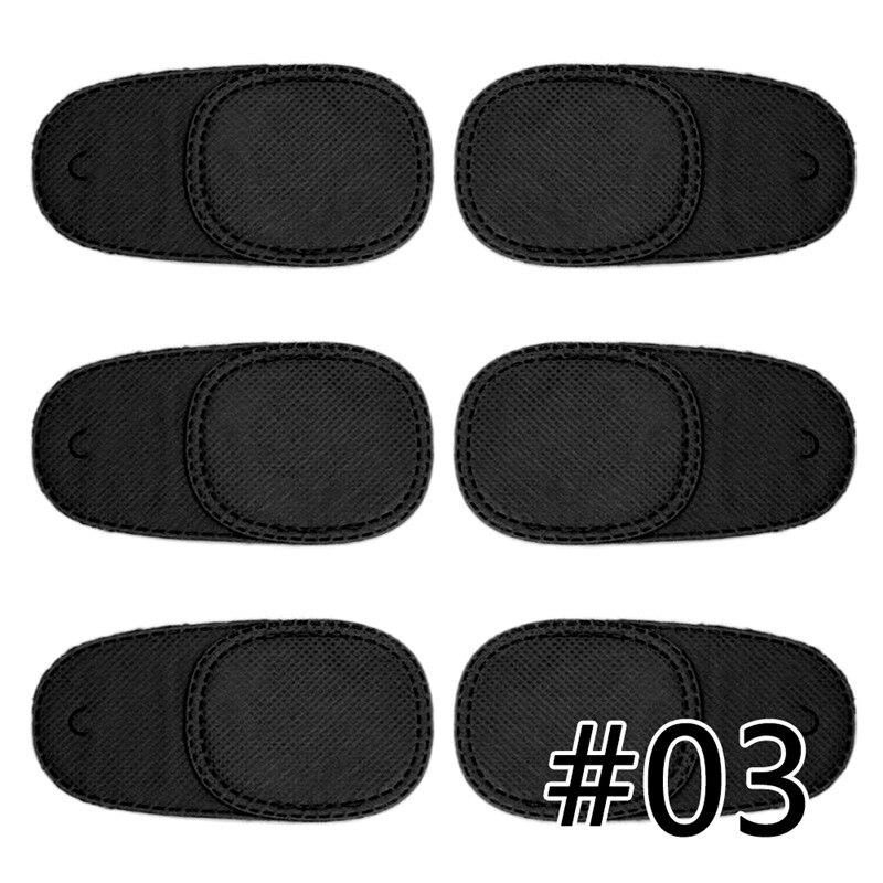 6 pièces/lot enfant Occlusion Patch yeux paresseux pour Amblyopia enfants enfants S M taille directe: 6PCS Black M