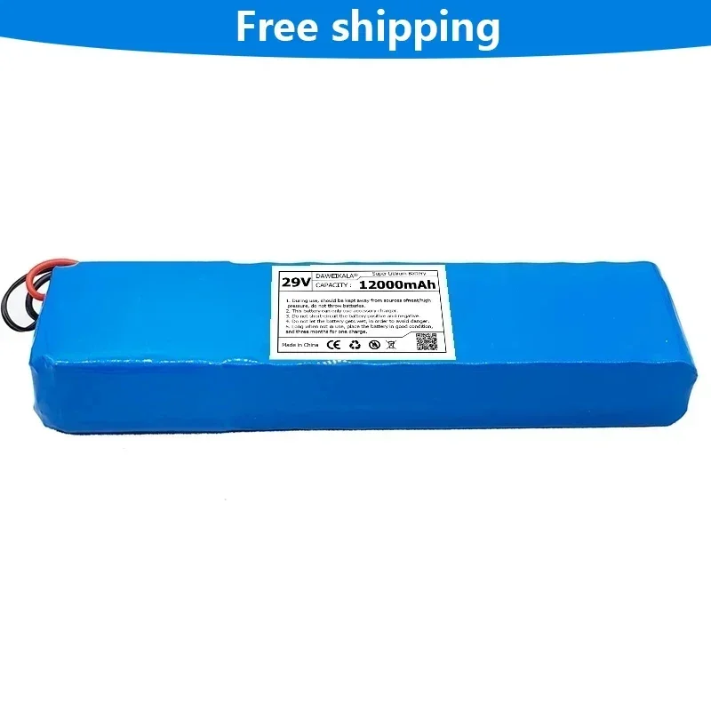 18650 Lithium Battery Pack 29V 7S4P 12Ah Rechargeable Battery Battery 15A BMS+29.4V Charger DIY Production