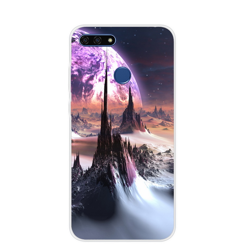 Para Huawei Honor 7C funda 5,7 "AUM-L41 Coque silicona suave TPU cubierta trasera onHuawei Honor 7C fundas Honor 7 C Honor7C 7C parachoques: 8