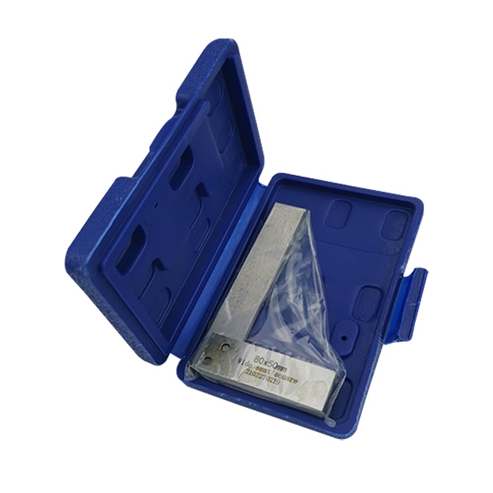 ALLSOME Machinist Square 90 Degree Right Angle Engineer Set Precision Ground Steel Hardened Angle Ruler HT2059-2064: Brown