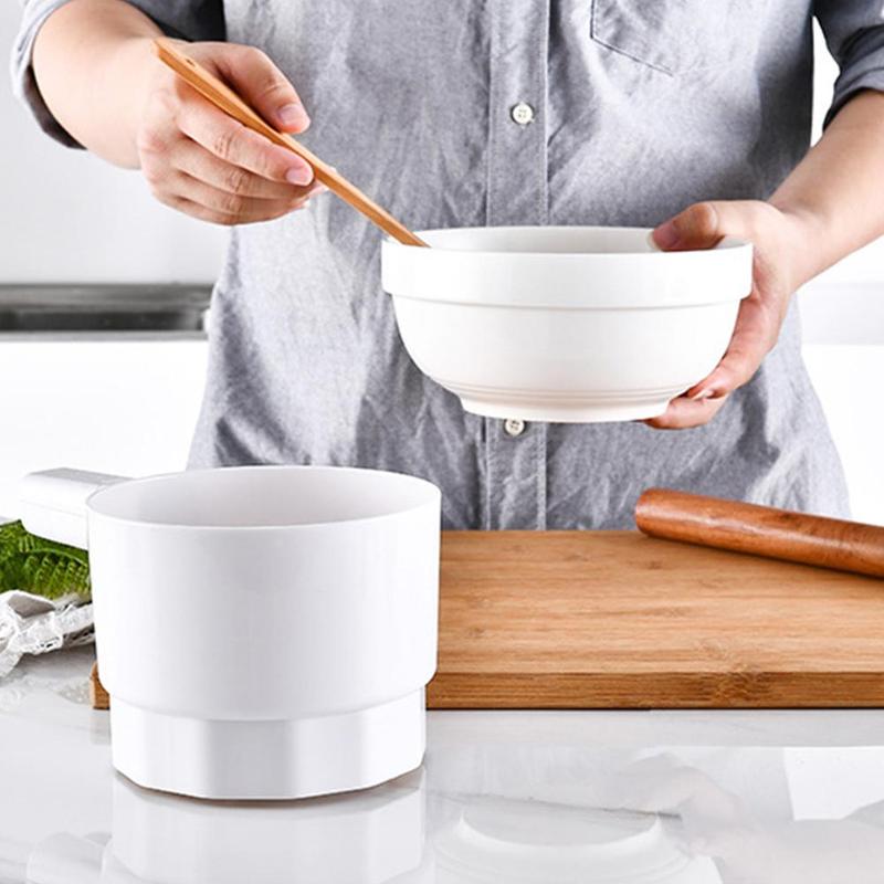 Electric Flour Sieve Plastic Cup Shape Mechanical Hand-Held Sifter Shaker Cakes Sugar Mesh Sieve Baking Tools Kitchen Gadgets