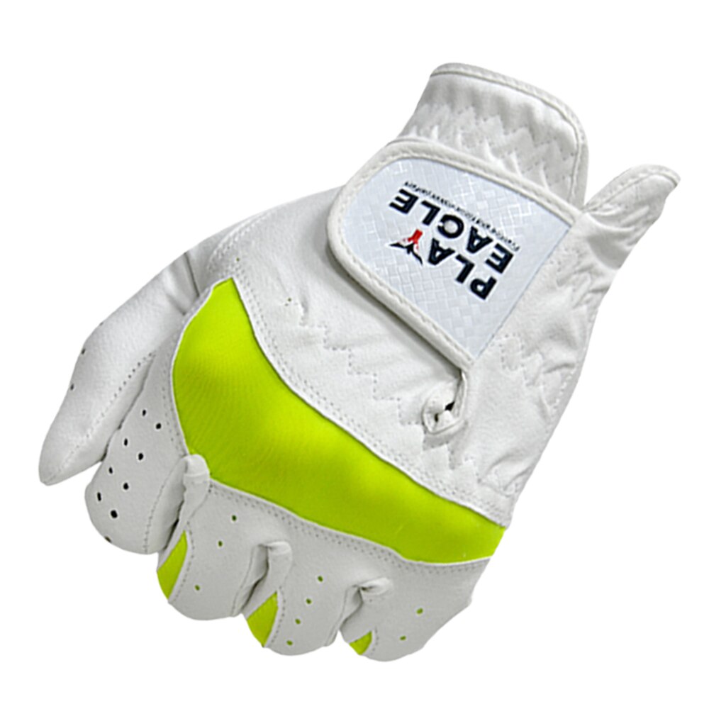 Luva feminina de microfibra anti suor, luva de destro respirável esportiva para golf golfer equipamento para clube: Left Hand Size 18 