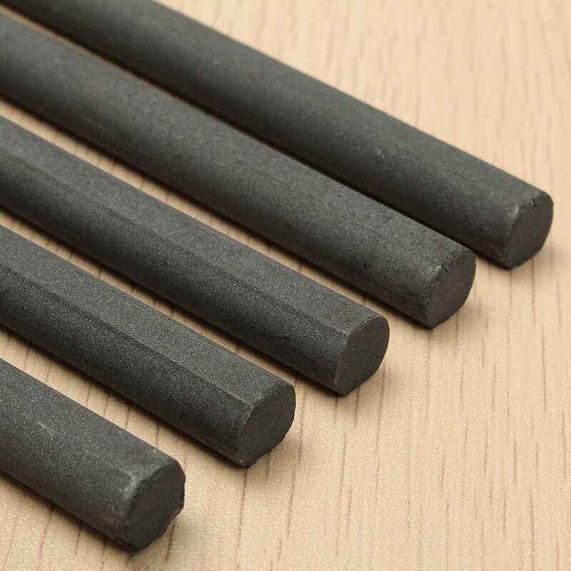 5pcs 140mm/5.5'' Black Mn-Zn Ferrite Rods For Radio Antenna Aerial Crystal