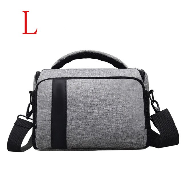 Funda impermeable para cámara DSLR Canon EOS 1300D Mark III 800D 200D Mark II 60D 700D nikon D5000 Pentax lumix Photo Bag: L grey