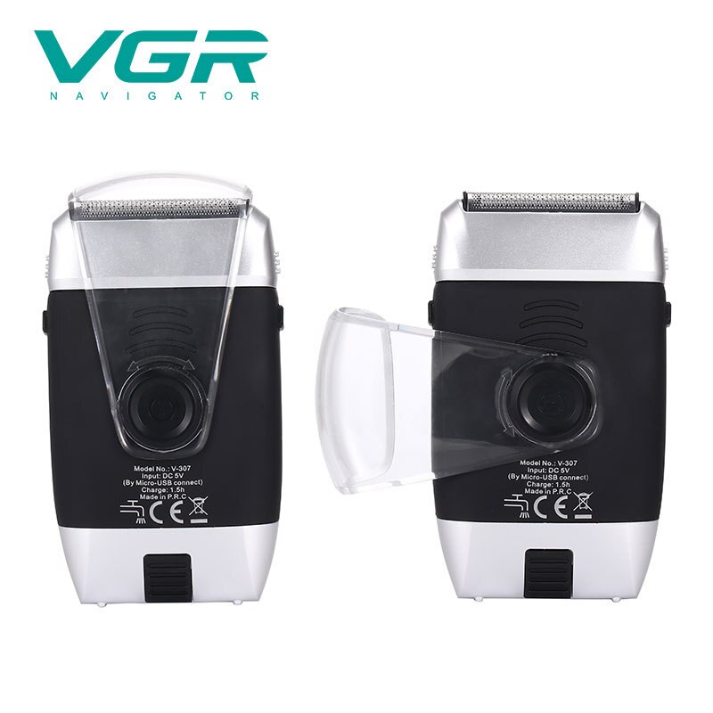VGR V307 Shaver men's 2 in 1 electric shaver trimmer rechargeable electric wet and dry type Reciprocating shaver