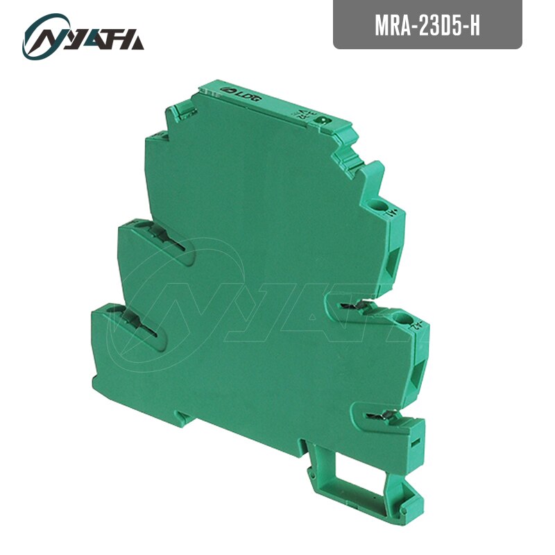 1 stk mra -23 d 5h din rail ac solid state relé, relémodul, inngang 5a: 3v 5v 12v 24v dc ac ssr , relé med høy brytekapasitet