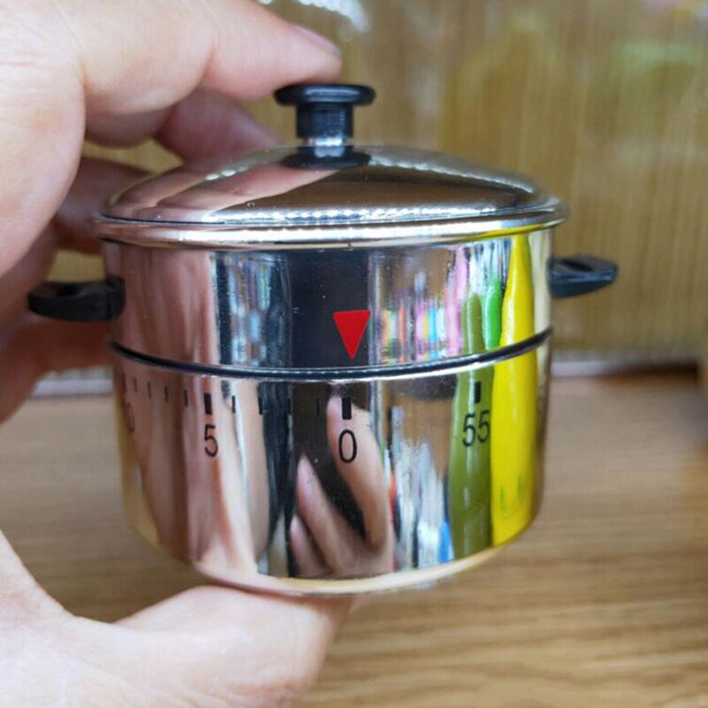 Cozinha temporizador pote forma gadgets 60 minutos temporizador mecânico contagem regressiva alarme lembrete cozinhar lembretes ferramentas de cozinha suprimentos