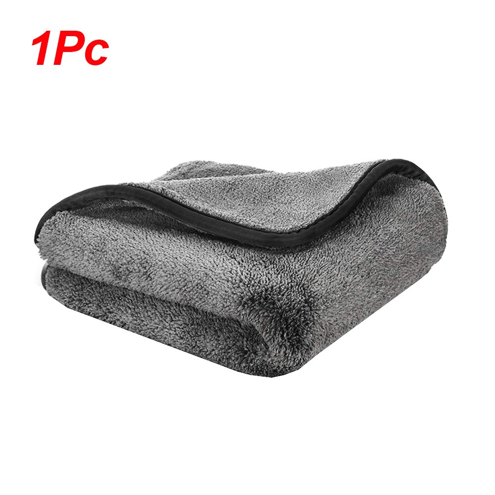 Car Wash Towels 1200GSM Car Detailing Microfiber Towel Drying Cleaning Rags Washing Cloth For Auto Tire Cleaning Car Care Cloth: Blue