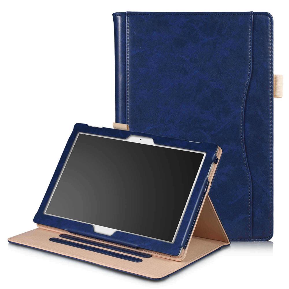 Kemile Mince étui en cuir intelligent Pour Lenovo Tab 4 10 TB-X304L TB-X304F/N Tab 4 10 Plus TB-X704L TB-X704F/N Housse étui pour tablette: Bleu