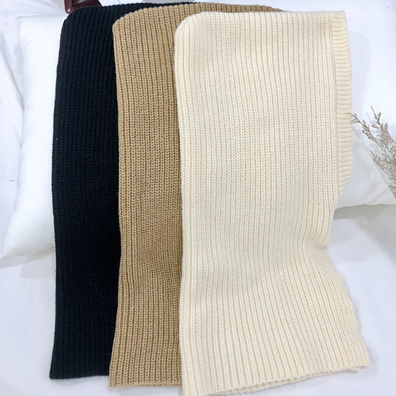 fast vinterstrikket skjerf hette hode kvinner varm snood buff tykk hals krage sjal vikler vindtett sjaals damer bufandas mujer