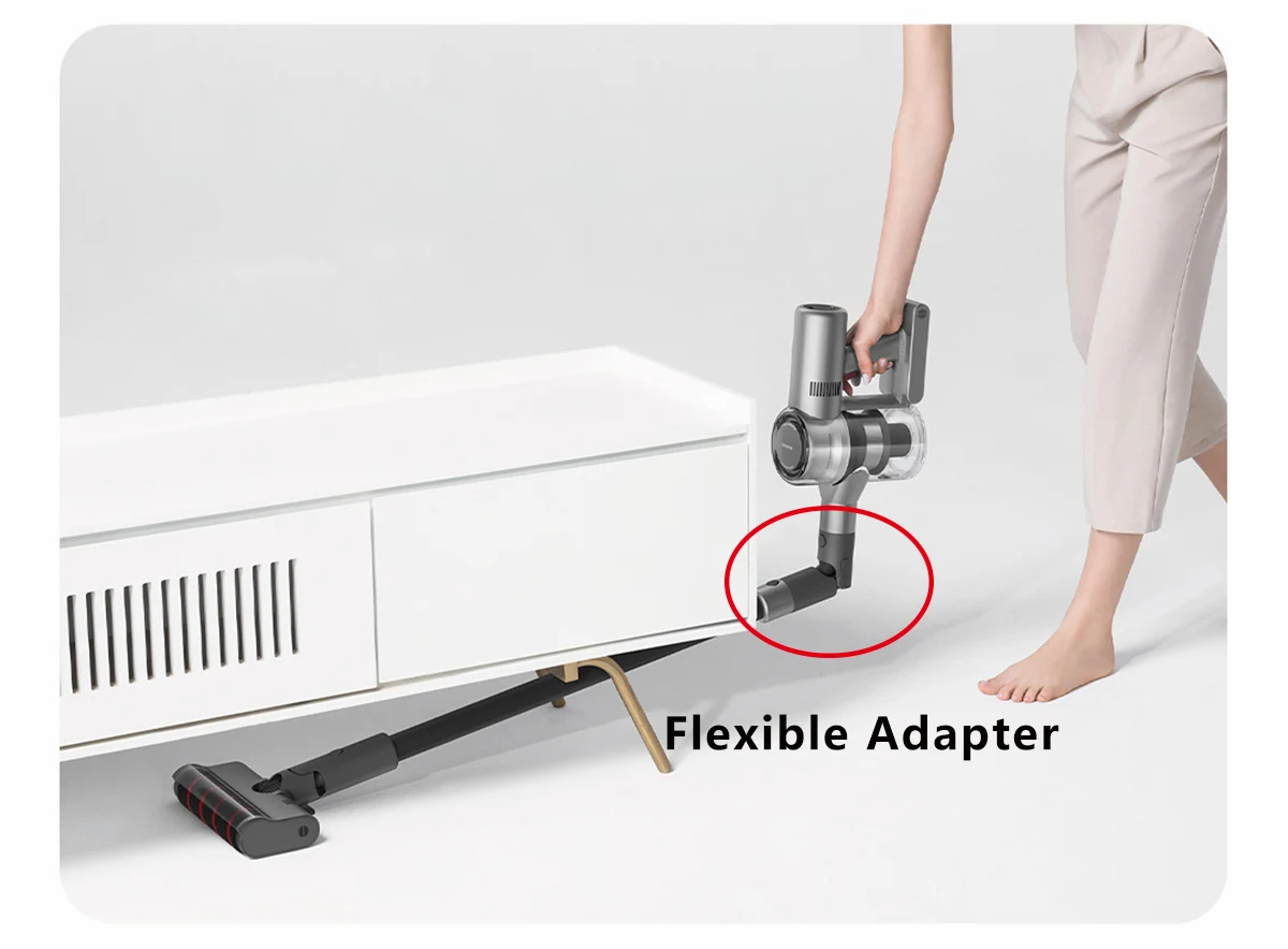 Original Dreame V12 V11SE T10 T20 T30 R20/R20pro Vacuum Cleaner Bottom Adapter Flexible Accessories Conversion Head Assembly
