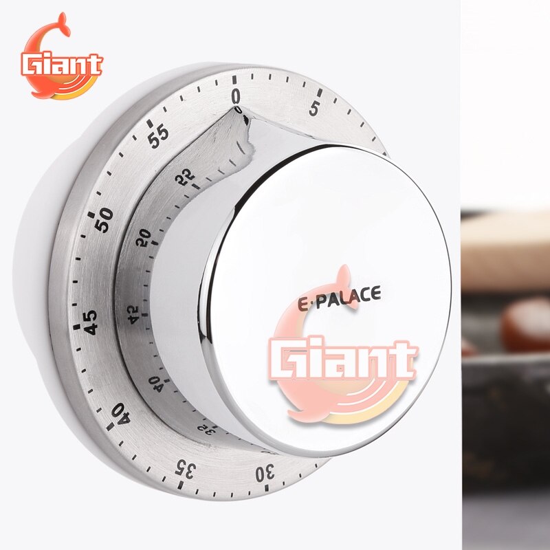 Cooking Timer Kitchen Mechanical Egg Timer 60 Minutes 1 Hour Student Timing Baking Cooking Reminder Management Countdown