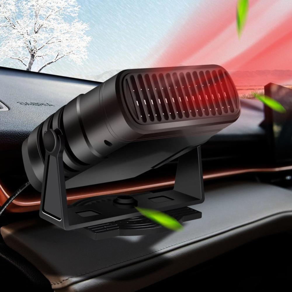 Car Heater Electric Heater Heating Cooling Fan 12/24V 120/200W Portable Dryer Windshield Demister Defroster Auto Electric Heater