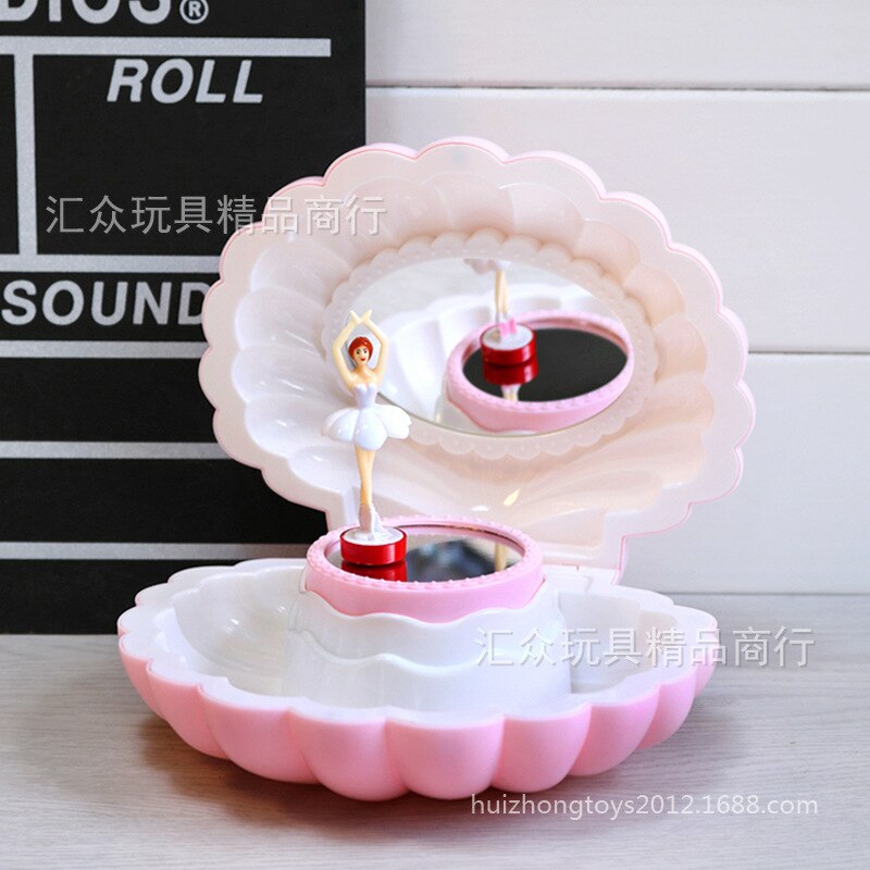 Roze Dansen Meisje Muziekdoos Ornamenten Home Decor Sieraden Organizer Muziekdoos: C