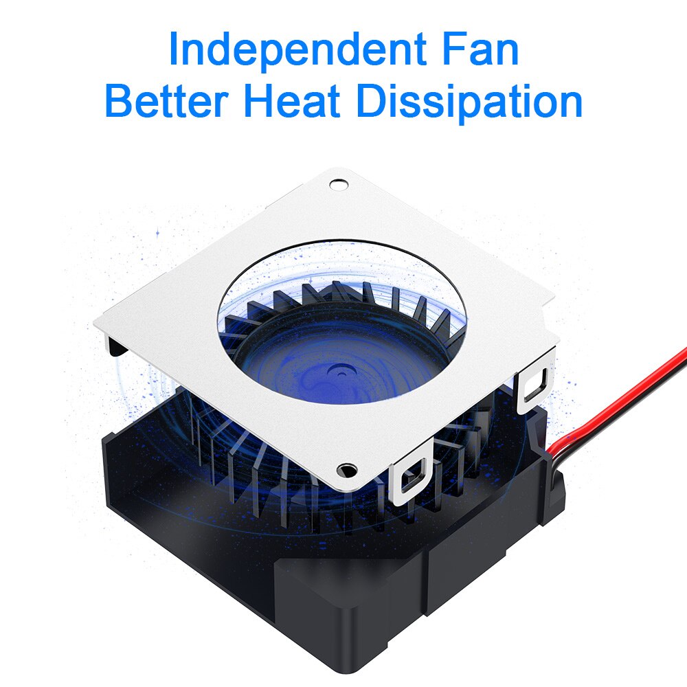 Rocketek M.2 Solid State Hard Disk Fan Heatsink Heat Radiator Cooling Silicon Therma Pads Cooler for M2 NVME SATA 2280 PCIE SSD