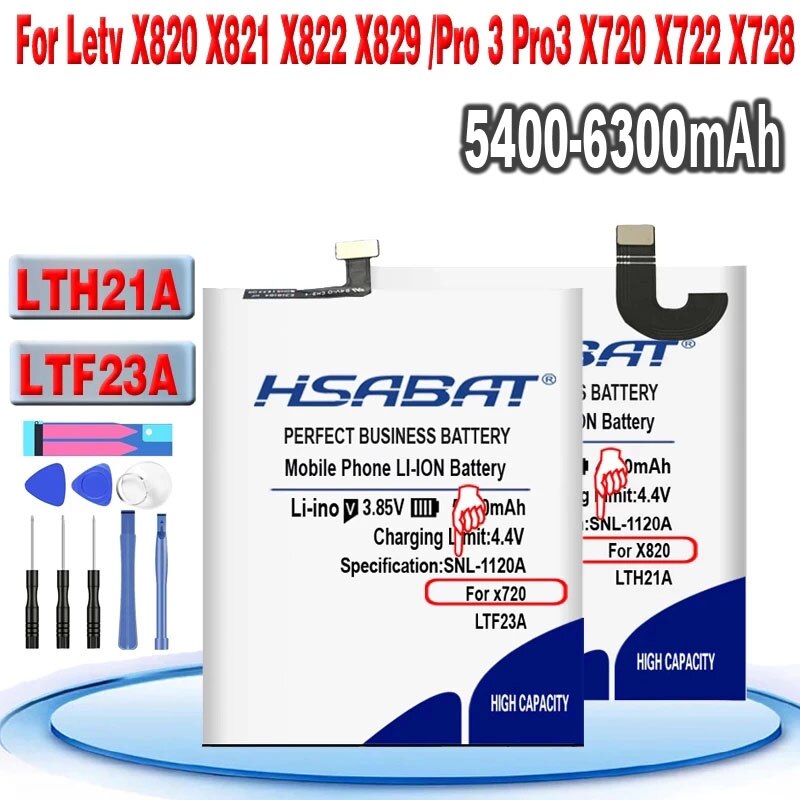 HSABAT LTH21A Batterie für Letv Le Max 2 Max2 5,7 zoll X820 X821 X822 X829 LeMax2 LTF23A für Letv Pro 3 Pro3 X720 X722 X728