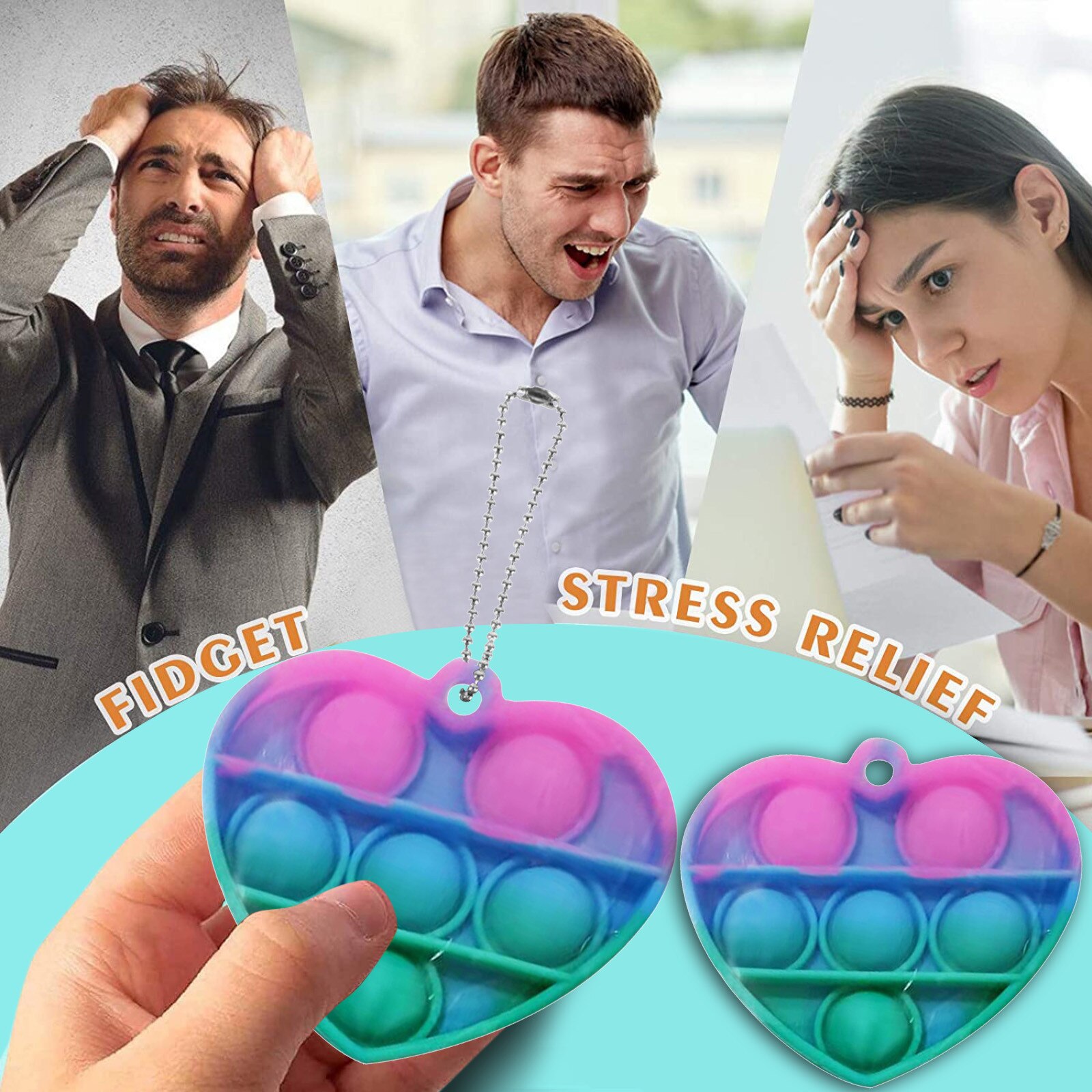 Fidget Toys Pressure Stress Reliever Board Controller Educational Toy Figet Toys Simple Dimple Silicone Toys Fidget