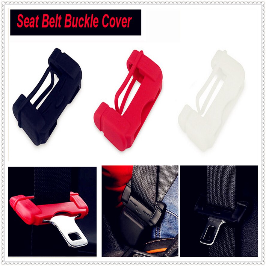 Car Safety Belt Buckle Covers Seat Protector for Renault Latitude Laguna Frendzy DeZir Safrane ZE Megane Kadjar R-Space