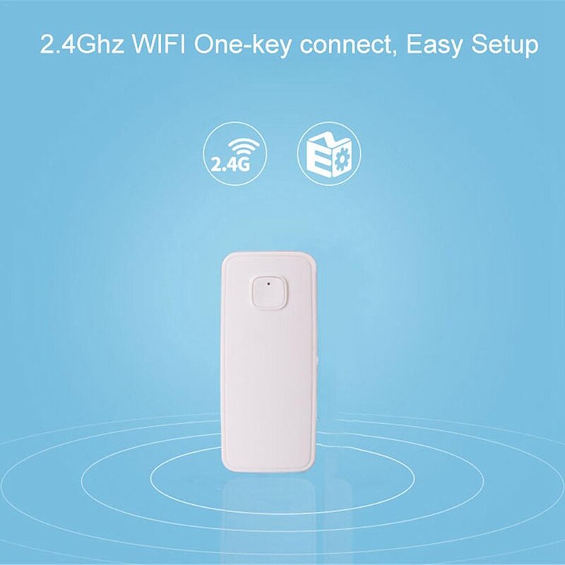 Smart WIFI Water Leak Sensor Alarm Tuya App Control Home Security System Independent Overflow Water Leak Sensor