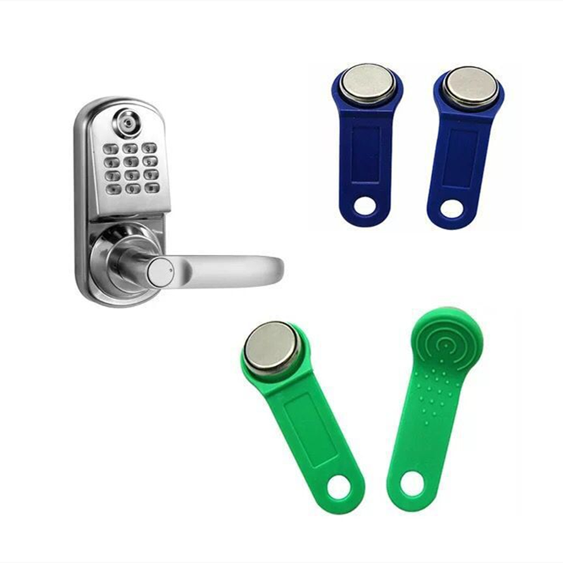 2/lot rewritable RFID Touch Memory key RW1990 iButton for copy card Sauna dallas keys cards